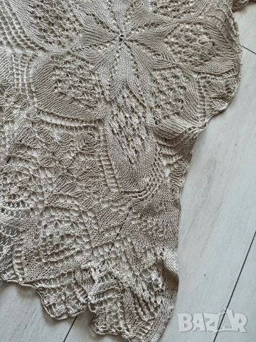 плетена на 5 куки покривка  2метра, снимка 5 - Покривки за маси - 51003070