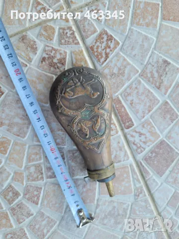 Барутница, пушка, пищов, пистолет, снимка 2 - Антикварни и старинни предмети - 50131864