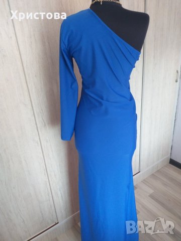 Нова дълга рокля в синьо за повод - 32.00лв., снимка 15 - Рокли - 21610920