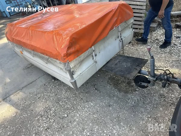  холандско Ремарке тип палатка / каравана цена 9 6 0лв или 490.84 евро няма документи, внос Холандия, снимка 2 - Каравани и кемпери - 50767899