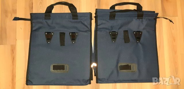 Дисага за колело, 2броя в комплект, Син, Черен - нови!, снимка 2 - Аксесоари за велосипеди - 28838870