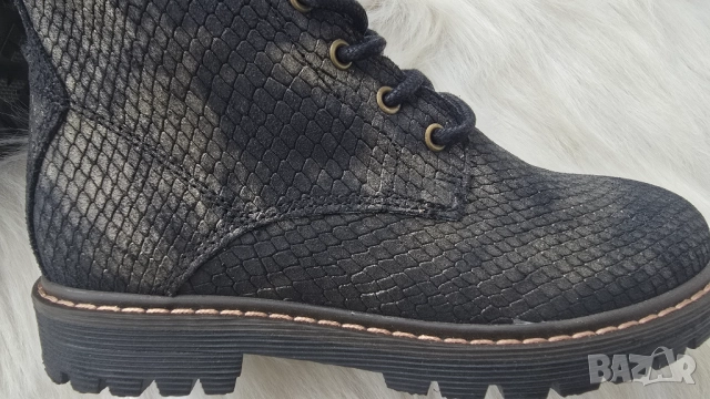 Детски боти естествена кожа подплатени с вълна №30 - НОВИ, снимка 3 - Детски боти и ботуши - 52219498