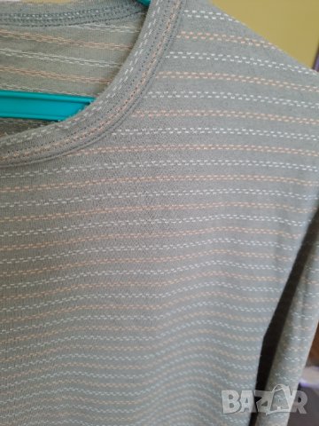 Мъжка блуза тънка цвят "зелено каки" 100 % памук размер М-Л, снимка 4 - Блузи - 38500254