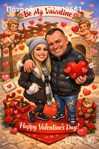 Карикатура 13€ с рамка! По ваш избор, промоция