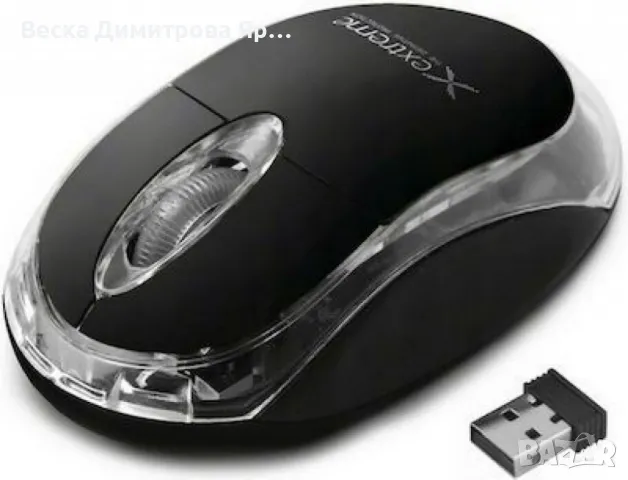 Безжична оптична мишка, 30 черна, снимка 5 - Друга електроника - 47316518
