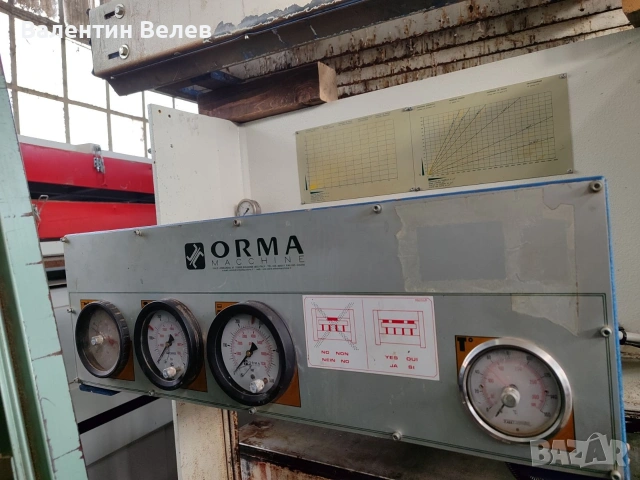 Автоматична топла преса за плотове размер 2500мм.х 1300мм., снимка 9 - Други машини и части - 53520257