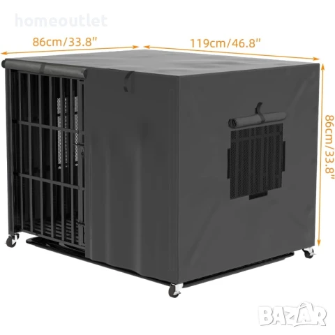 ПРОМОЦИЯ Предпазно покривало за клетки за домашни любимци BINGO PAW P-XL686-2XL, снимка 3 - За кучета - 50864051