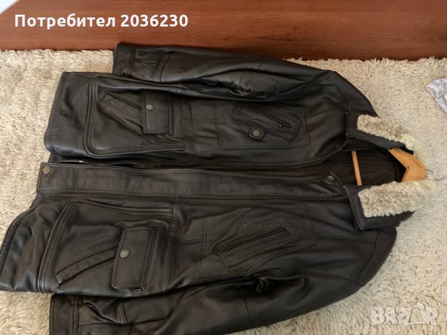 Кожена шуба, снимка 4 - Якета - 35603172