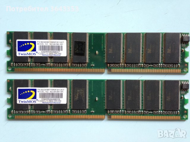 RAM DDR за стари компютри, снимка 3 - RAM памет - 39713317