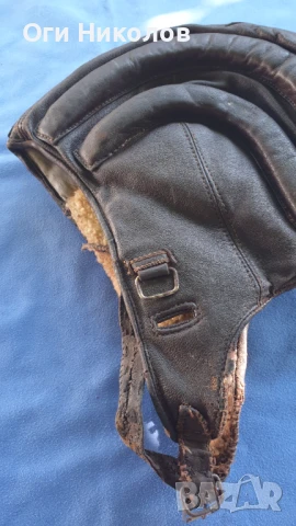 Стар авиаторски шлем, снимка 6 - Антикварни и старинни предмети - 51308846