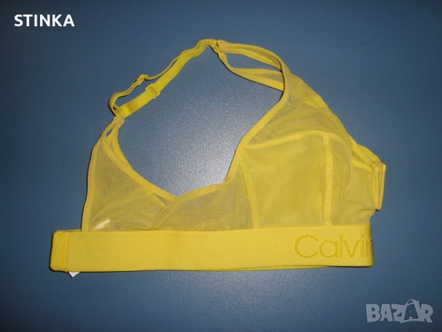 Calvin Klein – Жълто бюстие/сутиен, снимка 3 - Корсети, бюстиета, топове - 36715627
