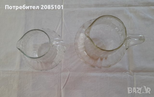 Ретро стъклени кани, снимка 3 - Антикварни и старинни предмети - 43940574