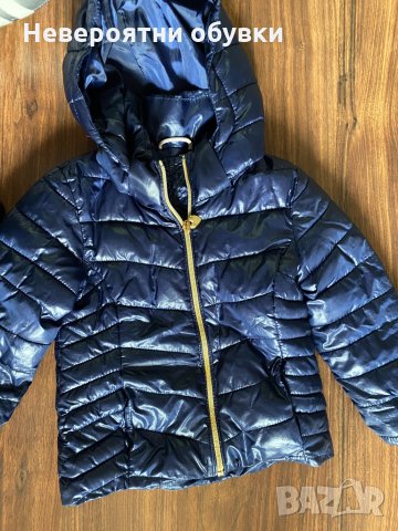Детско Тъмно синьо яке 104, снимка 3 - Детски якета и елеци - 32460484