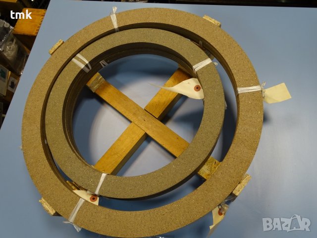 Феродо за прахово-формовъчна преса YUSHIZUKA PCH-400, снимка 2 - Резервни части за машини - 39050709