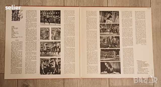 Това е оригиналният саундтрак запис на филма "Уестсайдска история" (West Side Story) от 1961 г., изд, снимка 3 - Грамофонни плочи - 53013369