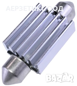 КРУШКА C5W 12V 39MM 6LED SMD БЯЛА, снимка 2 - Аксесоари и консумативи - 52481175