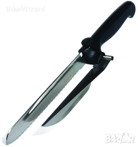 Нож  NOVA с дистанционер за хляб колбаси кашкавал от неръждаема стомана НОВ