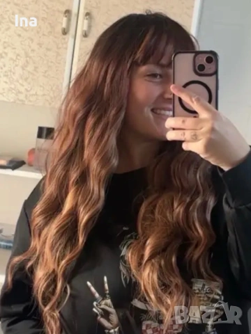 Дълга на кичури перука, снимка 3 - Аксесоари за коса - 53166960