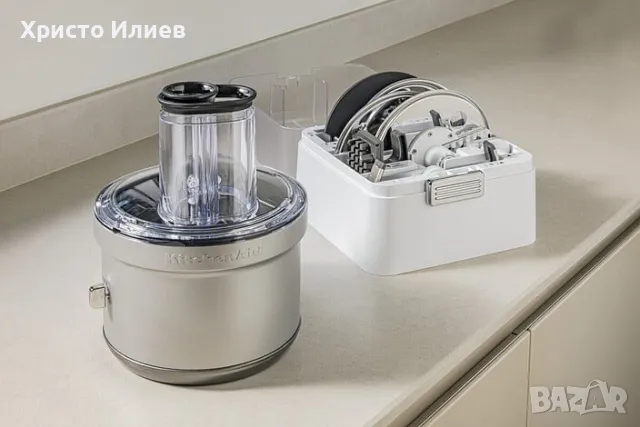 KitchenAid Аксесоар за раздробяване и нарязване Приставка за рязане Рендета 5KSM2FPA, снимка 2 - Кухненски роботи - 48246906
