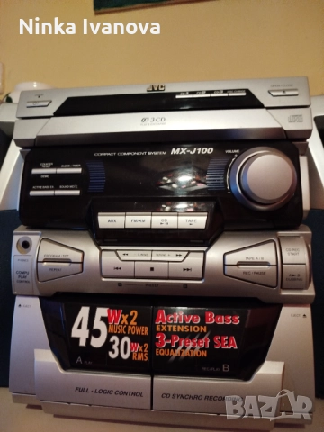 Стерео уредба JVC MX-J100! , снимка 2 - Аудиосистеми - 52642479