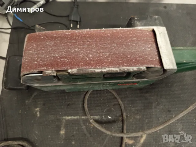 Електрически лентов шлайф  bosch два броя, снимка 10 - Други инструменти - 50189214