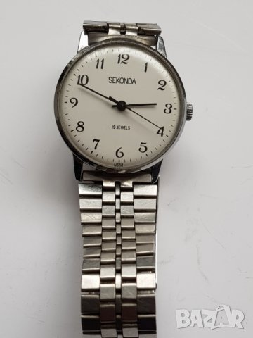 Мъжки механичен часовник Sekonda 19 Jewels, снимка 9 - Антикварни и старинни предмети - 38951389