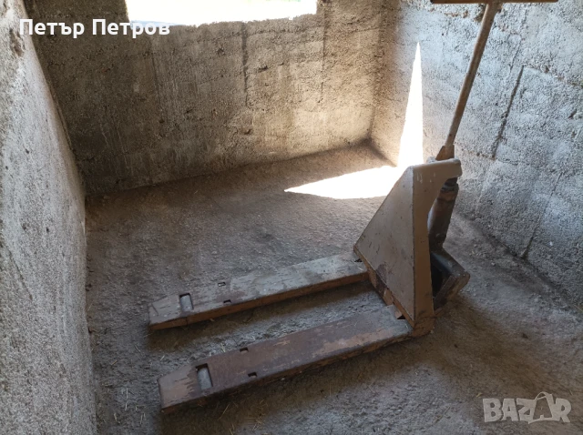 Ретро палетна количка , снимка 4 - Друго търговско оборудване - 50547052