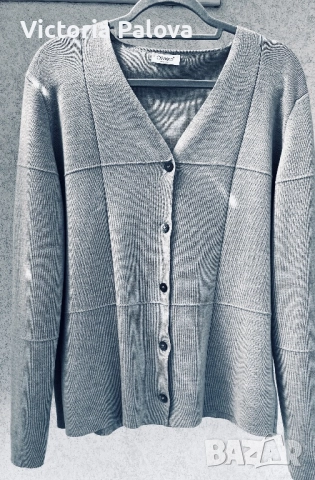 Стилна италианска жилетка нежен меринос, снимка 11 - Жилетки - 51632147