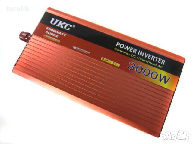 Нови ИНВЕРТОРИ UKC от 300W до 5000W -12V или 24v /220V, 29,98 лв ПРОМОЦИЯ!!! , снимка 18 - Друга електроника - 39628472