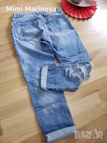 Дънки с кръпки Бершка, снимка 3 - Дънки - 32287936