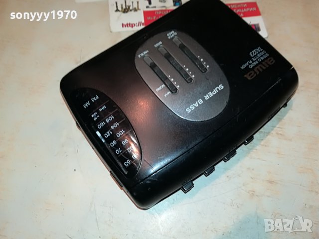 ★ █▬█ 🛑 ▀█▀ ★aiwa hs-ta323 reverse walkman tape/radio-france 0711221702, снимка 4 - Радиокасетофони, транзистори - 38592118