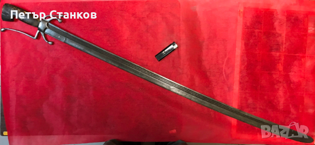 Огромна нимча,сабя,ятаган, снимка 2 - Антикварни и старинни предмети - 53258579