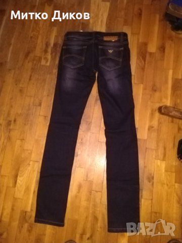 Armani jeans маркови нови №28 ханш-40см и дължина 104см, снимка 16 - Дънки - 43385308
