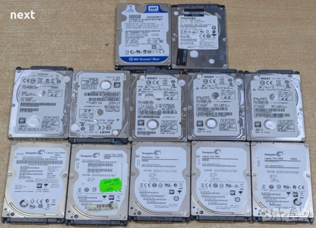500GB HDD 2.5" хард диск за лаптоп + Гаранция