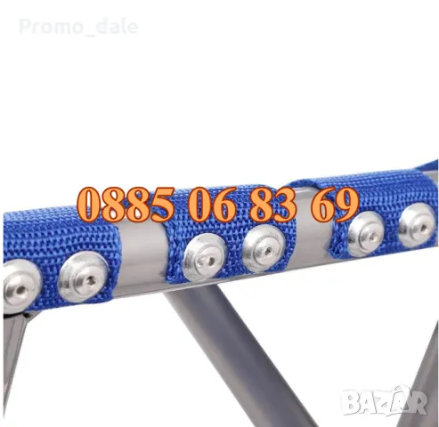 Сгъваем рибарски стол с облегалка, сгъваем къмпинг стол 30х30х70 см, снимка 6 - Екипировка - 49446508