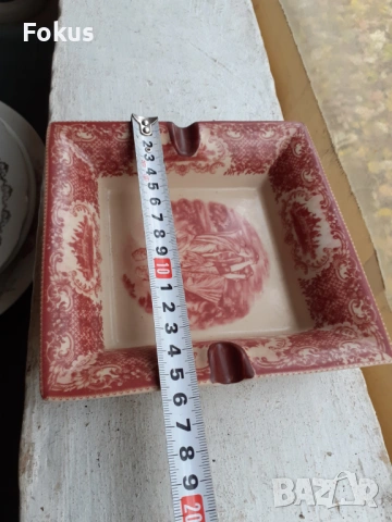 Порцеланов пепелник Royal Crown Kent LTD England, снимка 6 - Антикварни и старинни предмети - 53449158