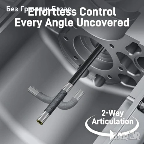 Нов USB-C Ендоскоп Камера Двупосочна 210° HD 1080p 5ft Сонда инстепция, снимка 3 - Други инструменти - 53008854