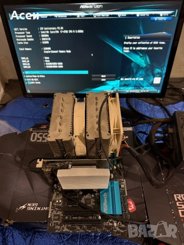 Дънна платка Asrock Z97 ANNIVERSARY LGA1150 И Процесор  Intel Core i7  4790  И рам 16gb