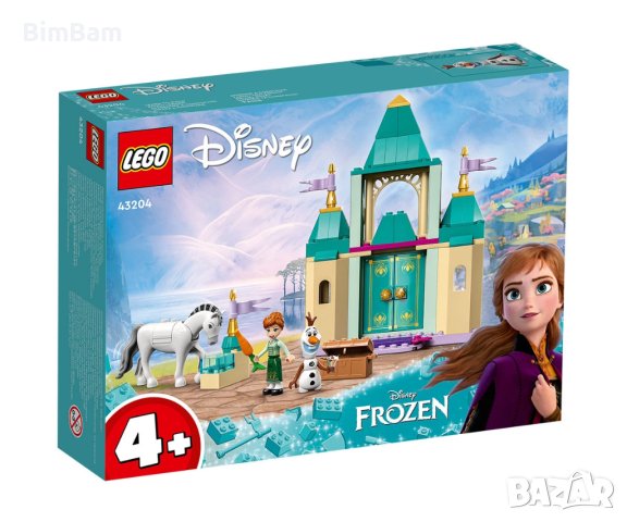 Конструктор LEGO® FROZEN 43204 - Забавления в замъка с Анна и Олаф / Disney /  108 части, снимка 1 - Конструктори - 43295000