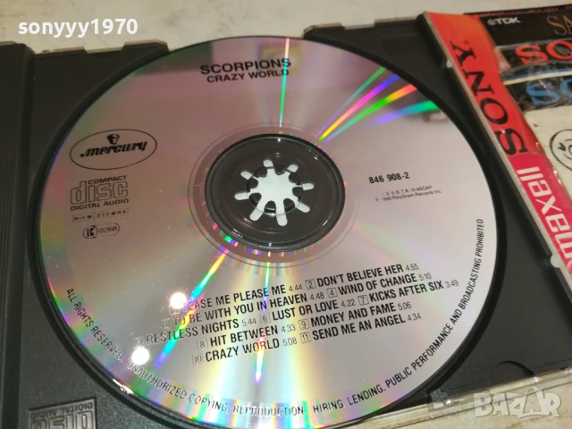 SCORPIONS CD 0908251800, снимка 5 - CD дискове - 51310220