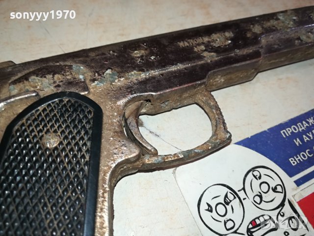 СТАР ПИСТОЛЕТ-МЕТАЛЕН ЗАПАЛКА 0502241116, снимка 5 - Антикварни и старинни предмети - 44140695