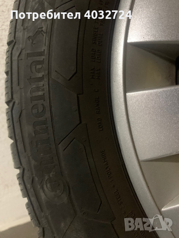 Джанти с зимни гуми CONTINENTAL VanContact Winter  195/60R16 99/97T , снимка 5 - Гуми и джанти - 44853784