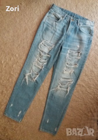 СТРАХОТНИ накъсани дамски дънки бойфренд