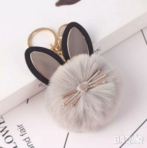 Пухкав Ключодържател Зайче, снимка 4 - Подаръци за жени - 35097450