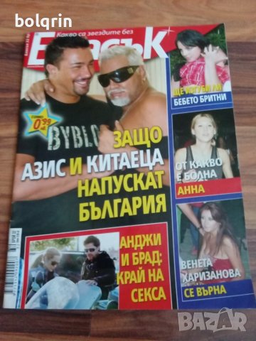 списания STORI , Блясък с поп фолк на кориците . Алисия , Райна , Ивана , Азис , Цеца Величкович, снимка 5 - Списания и комикси - 39892875