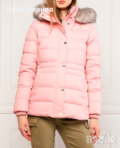 TOMMY HILFIGER Пухено яке New Tyra  размер Л, снимка 5 - Якета - 43105192