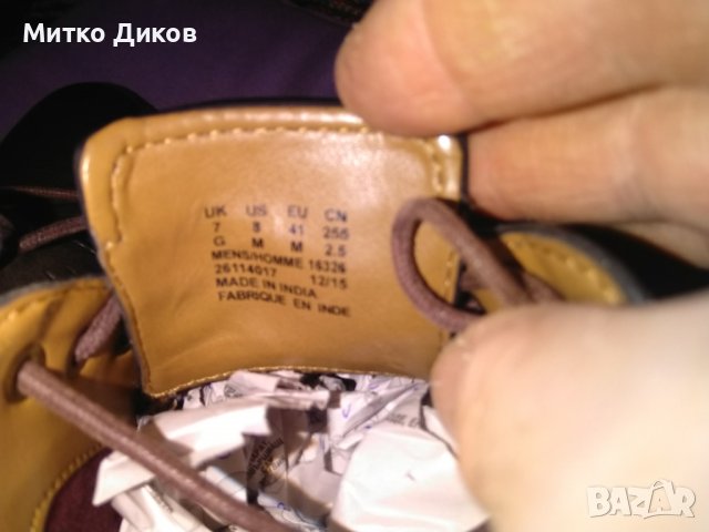 Обувки маркови на Clarks естествена кожа №41 стелка 255мм, снимка 7 - Ежедневни обувки - 39742135