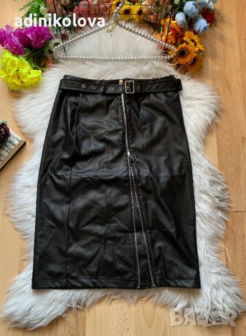 Нова кожена пола, снимка 6 - Поли - 42974131