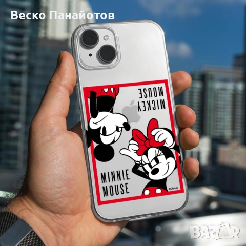  iPhone 14 Plus Оригинален и официално лицензиран модел на Disney Мики , снимка 8 - Калъфи, кейсове - 51911684