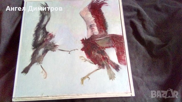 Маслена картина платно Орлова битка , снимка 1